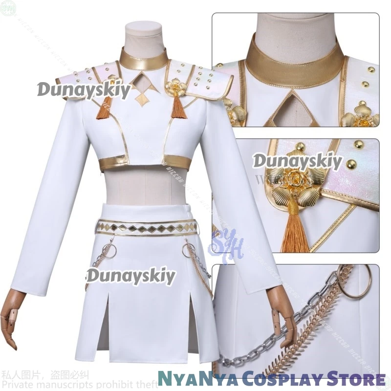 زوي ميرا رومي هنتركس ما يبدو مثل المرحلة الموحدة فيلم Kpop شيطان تأثيري الأبيض كوريا المعبود مثير صغير هالوين كوسبف