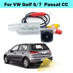 HICAMRUI Rear Reverse Backup Camera for Golf 6 Golf 7 HD CCD Night Vision Fish Eye Lens Camera