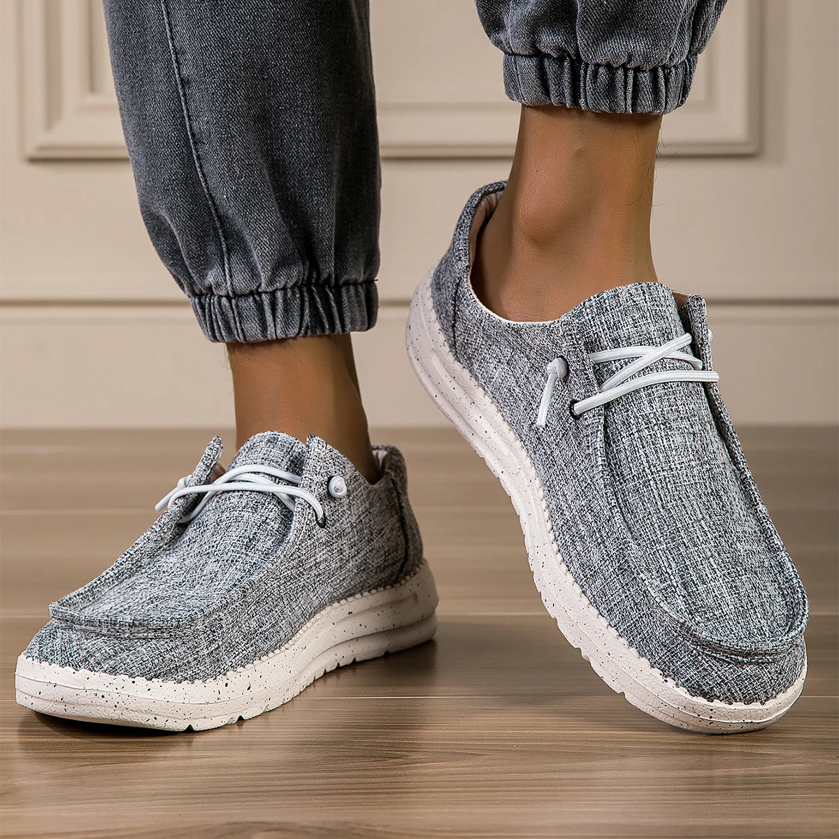 Lightweight Casual Canvas Canvass Shoes For Men Dude Shoes 2023 Big Size 47 48 49 50 Alpargatas Hombre Dropshipping