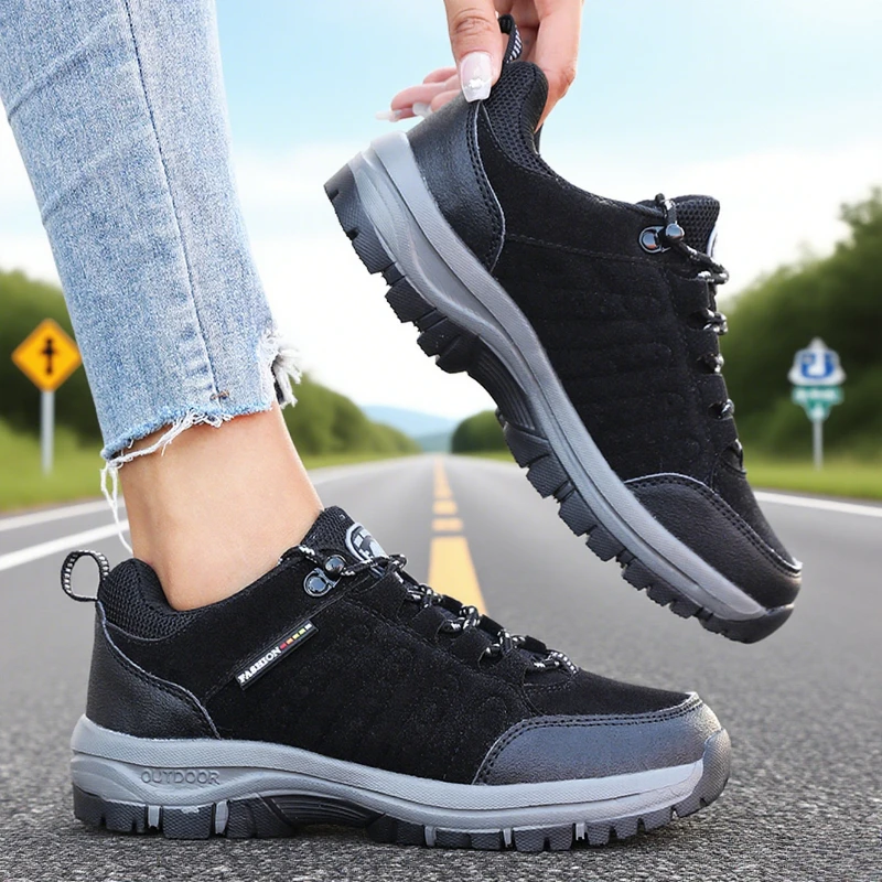 

Spring and Autumn Mountaineering Shoes Fashion Women's Hiking Shoe 2025 Comfortable Non-Slip Cushioning Walking Women's Sneakers