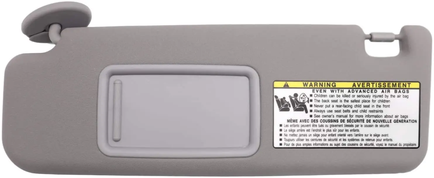 

Suitable for Toyota sun visor 74320-3D050-B0, a gray car accessory without a light on the left