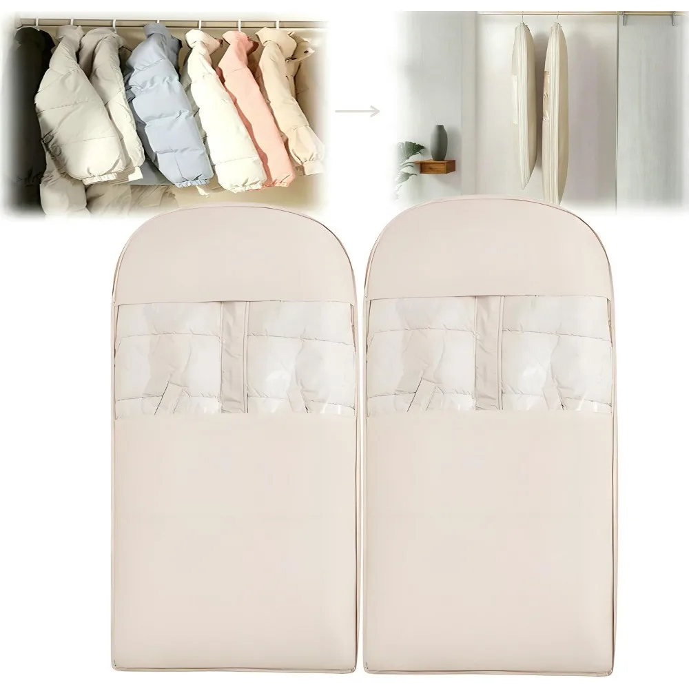 

Compact Hanging Garment Bag with Integrated Compression for Modern Space-Efficient Clothing Storage and Protection