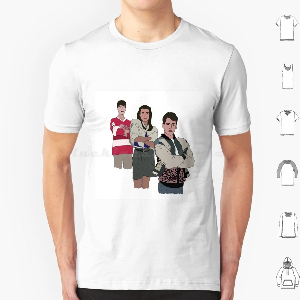 Ferris Bueller's Day Off T Shirt Big Size 100% Cotton Ferris Ferris Bueller Ferris Buellers Day Off Vsco Cam Sloane Movies 90s