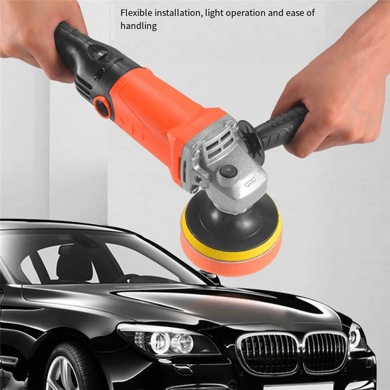 

A96I-Electric Car Polisher Machine Track Auto Sanding Polishing Machine As Shown Waxing Machine Tool EU PLUG