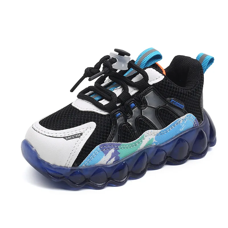 Fashion Girl Sneaker 2025 Autumn New Light Child Shoes Child Boys' Sneakers Soft Sole Tennis Female Versatile Gril Shoes Tenis