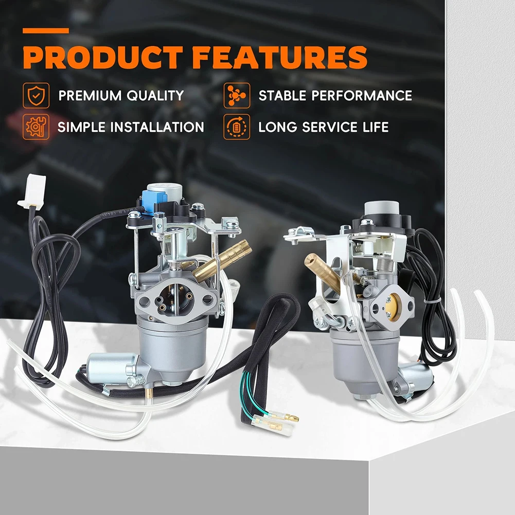 Outdoor Equipment Carburetor Replacement Dual Fuel Generator Modular Design Tool-free Replacement Vibration Resistant
