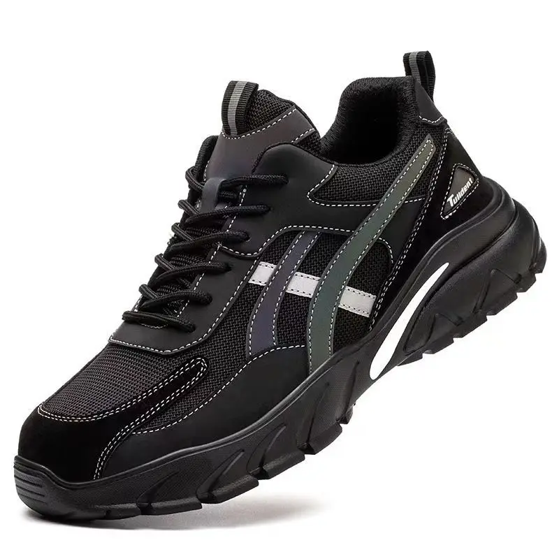 

Safety Shoes Men New Steel Toe Men's Work Shoes Puncture Proof Work Sneaker Male Protective Footwear Work Man Boots Safety Boots