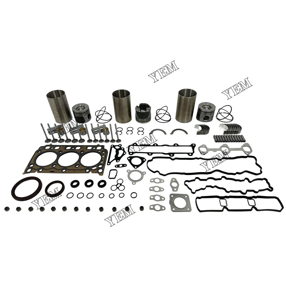 D18 Engine Overhaul Rebuild Kit With Gasket Bearing Valve Set For Doosan Engine Spare Parts