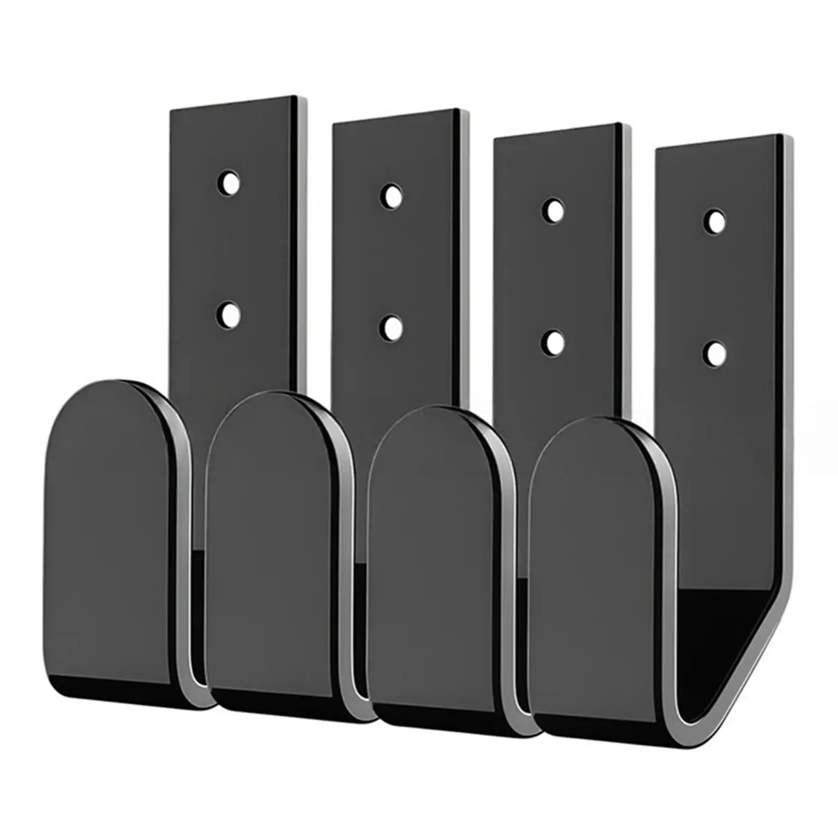 4 Pcs Wrestling Championship Belt Wall Mount Display Holder, Acrylic Stand for Boxing & Wrestling Fans