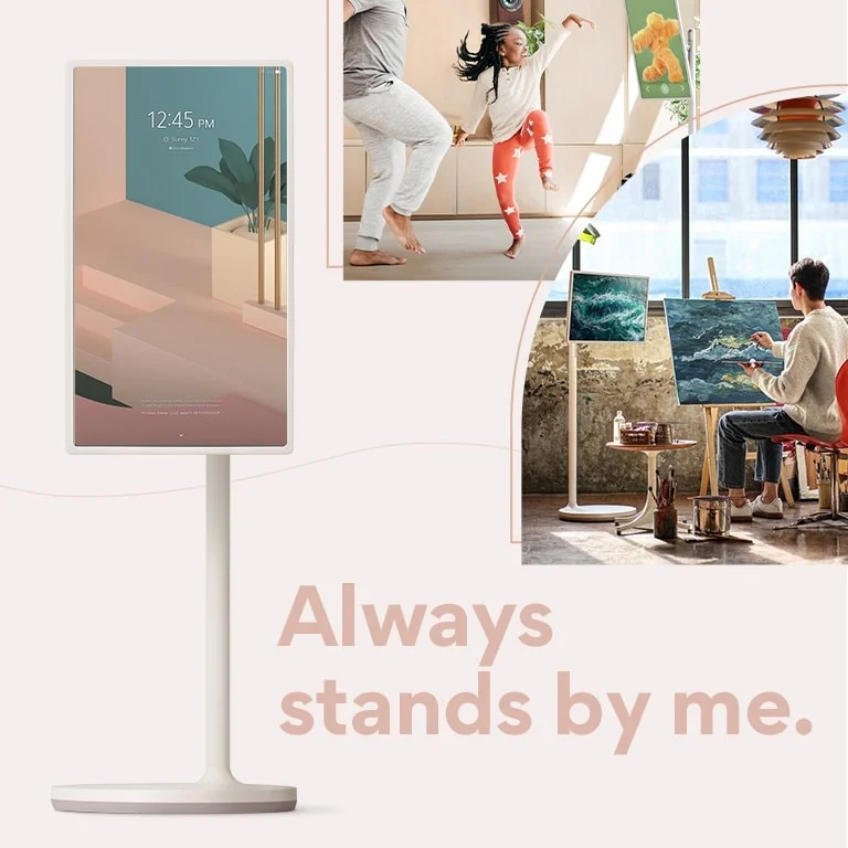 تلفزيون ذكي تفاعلي ممتاز مقاس 24 بوصة 2025 - شاشة لمس متحركة مع أندرويد 12