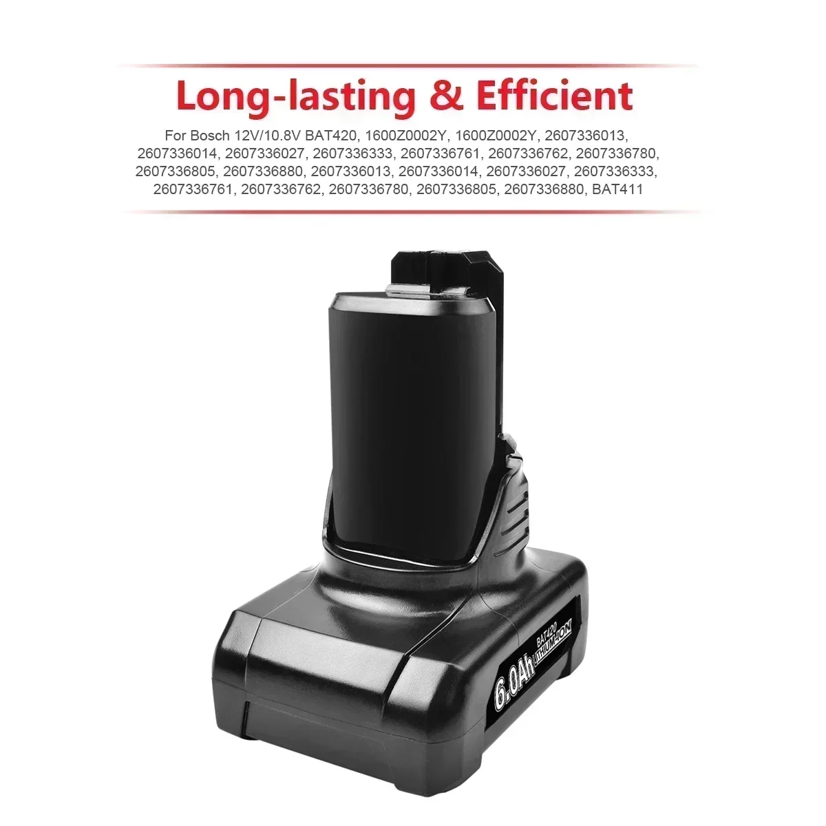 

12V Li-ion BAT420 Replacement Battery For Bosch BAT420 BAT411 BAT412 BAT413 BAT414 10.8V Battery Cordless Power Tools