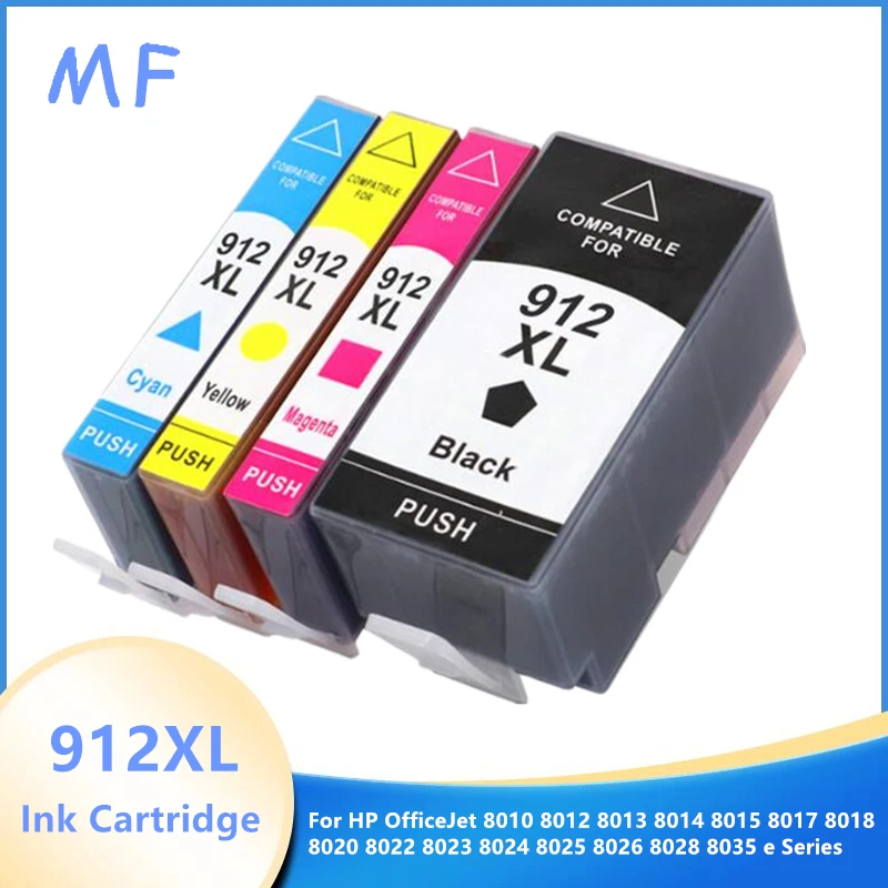 Compatible For HP 912XL 912 HP912 ink cartridge OfficeJet Pro 8020 8022 8023 8024 8025 8026 8028 8035 printer