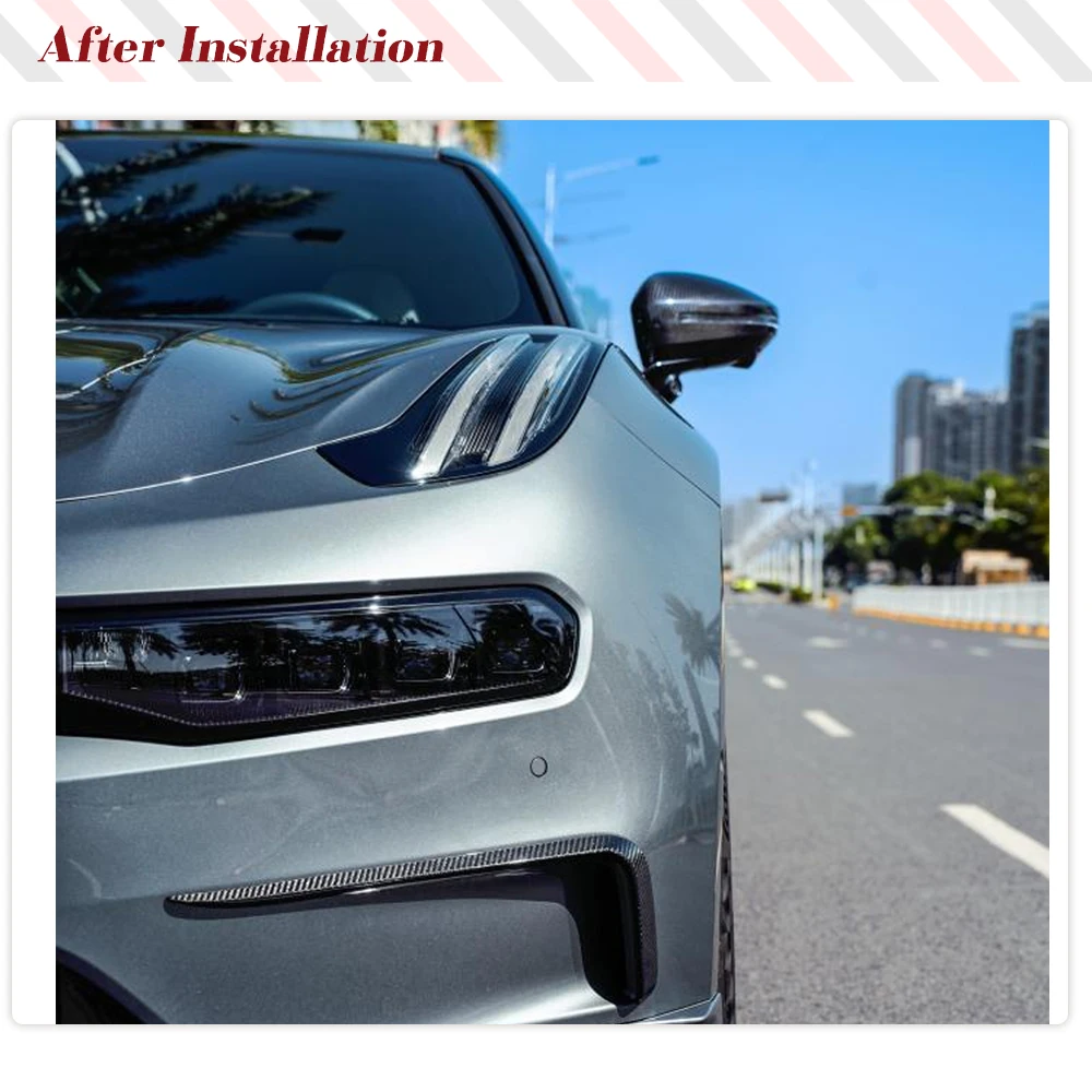 

Car Side Rear Mirror Cover For Geely ZEEKR 001 2021-2023 Prepreg Dry Carbon Rear View Mirror Cover Cap Sticker Protection