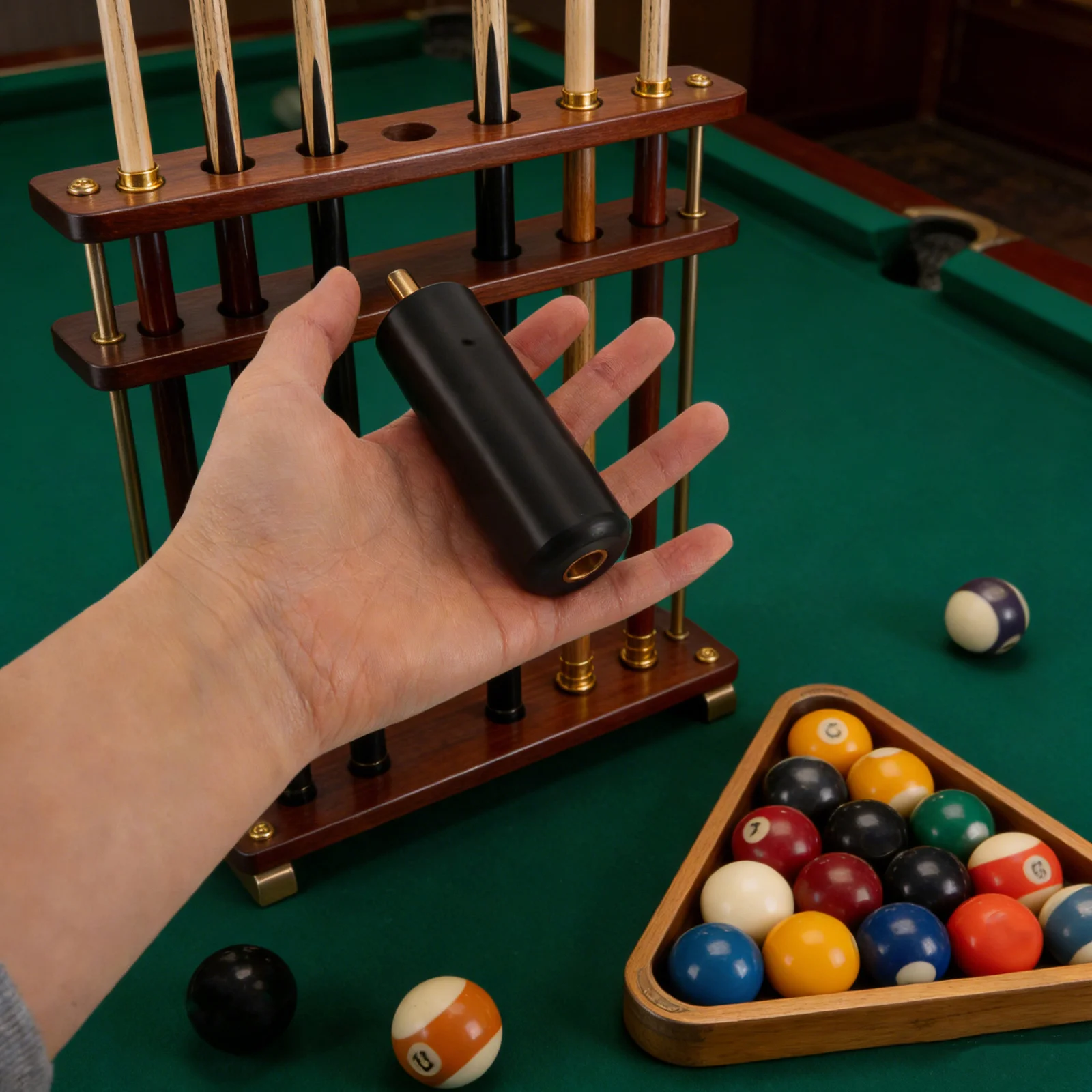 

Удлинитель для бильярдного кия 3 дюйма, компактный и легкий, для точности игры в снукер и бильярд