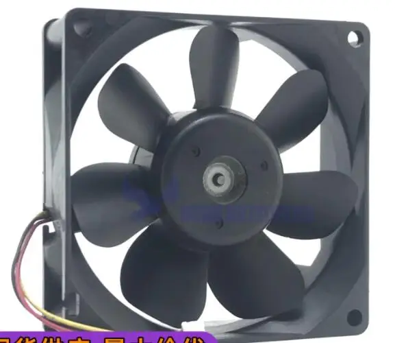 SANYO DENKI 109R0824S407 DC 24V 0.1A 80x80x25mm 3-Wire Server Cooling Fan