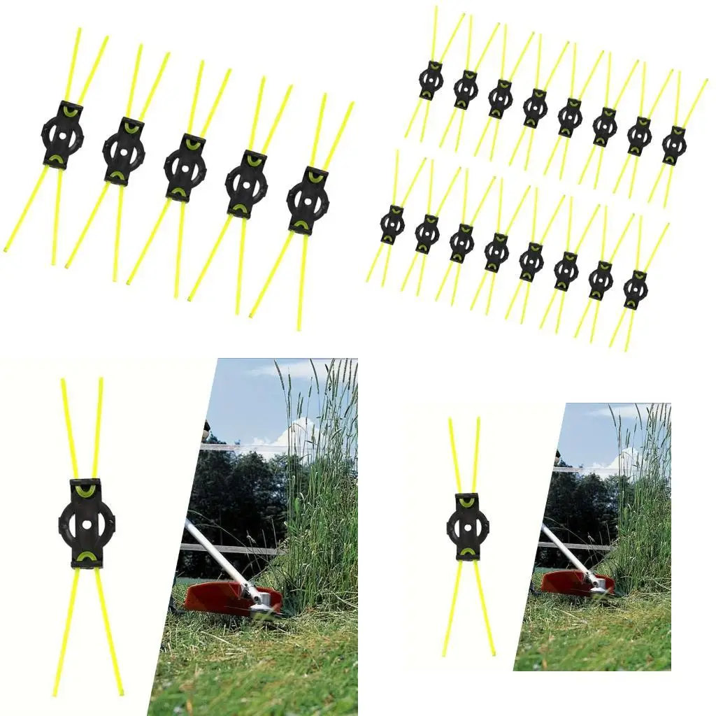 

E8BD Precise Cut Lawn Mower String Heavy Duty Nylon Trimmer Line Compatible for Multiple Models HassleFree Installation