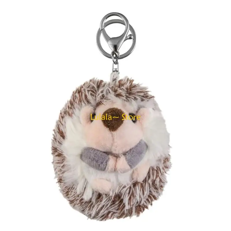 

Y4QA Plush Keyring Plush Keychains For Backpacks Hedgehog Keychains For Kid