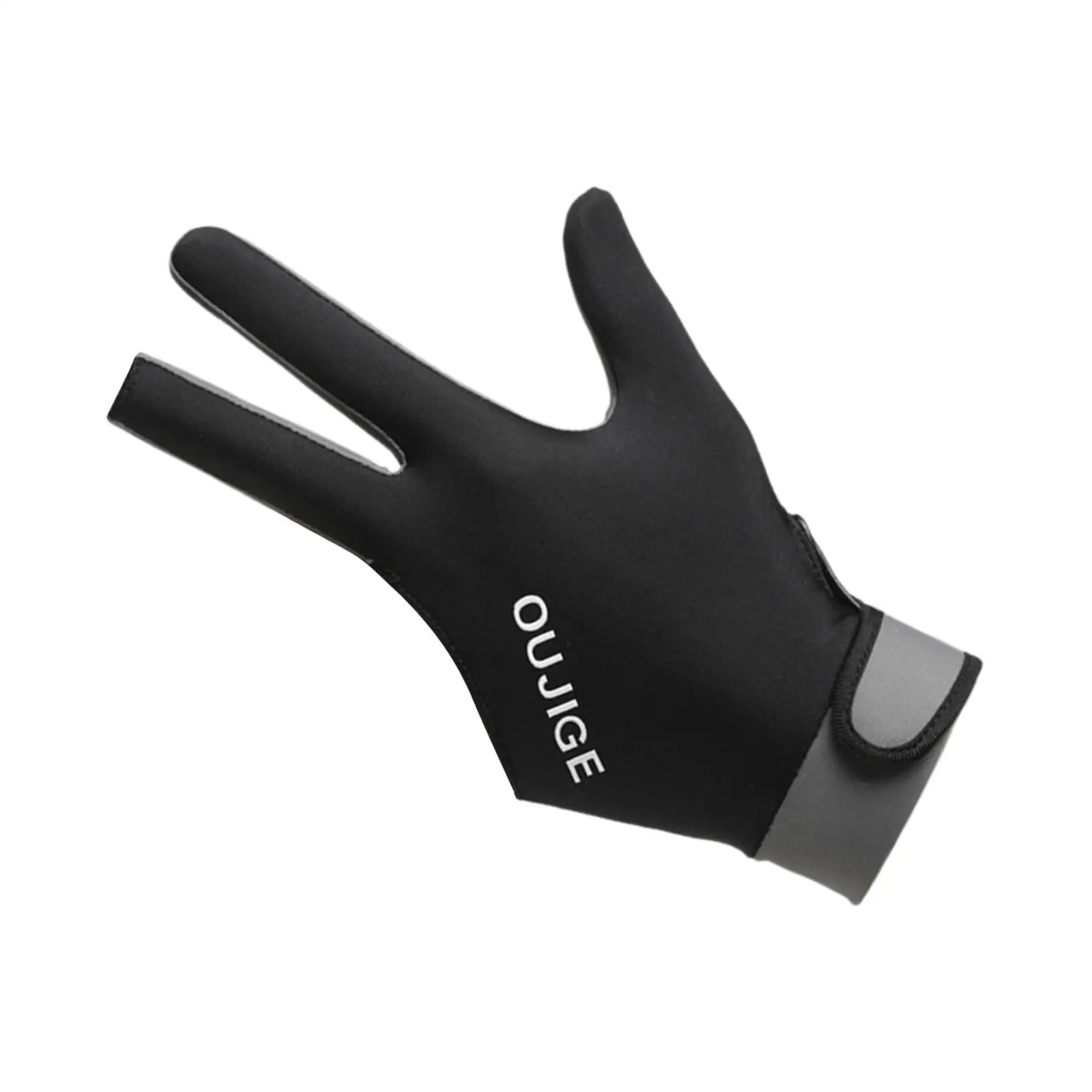 Anti Slip Billiard Gloves Breathable Polyester Three Finger Snooker Glove Quick Dry Accessory for Adults Men Women