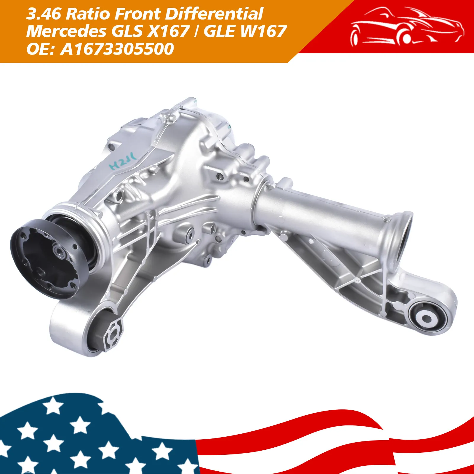 

AP02 Front Differential 3.46 Ratio 1673305500 for Mercedes GLS GLE W167 X167 GLE53 GLE63 AMG GLE450 GLS450 GLS580 GLE580 2020-2025