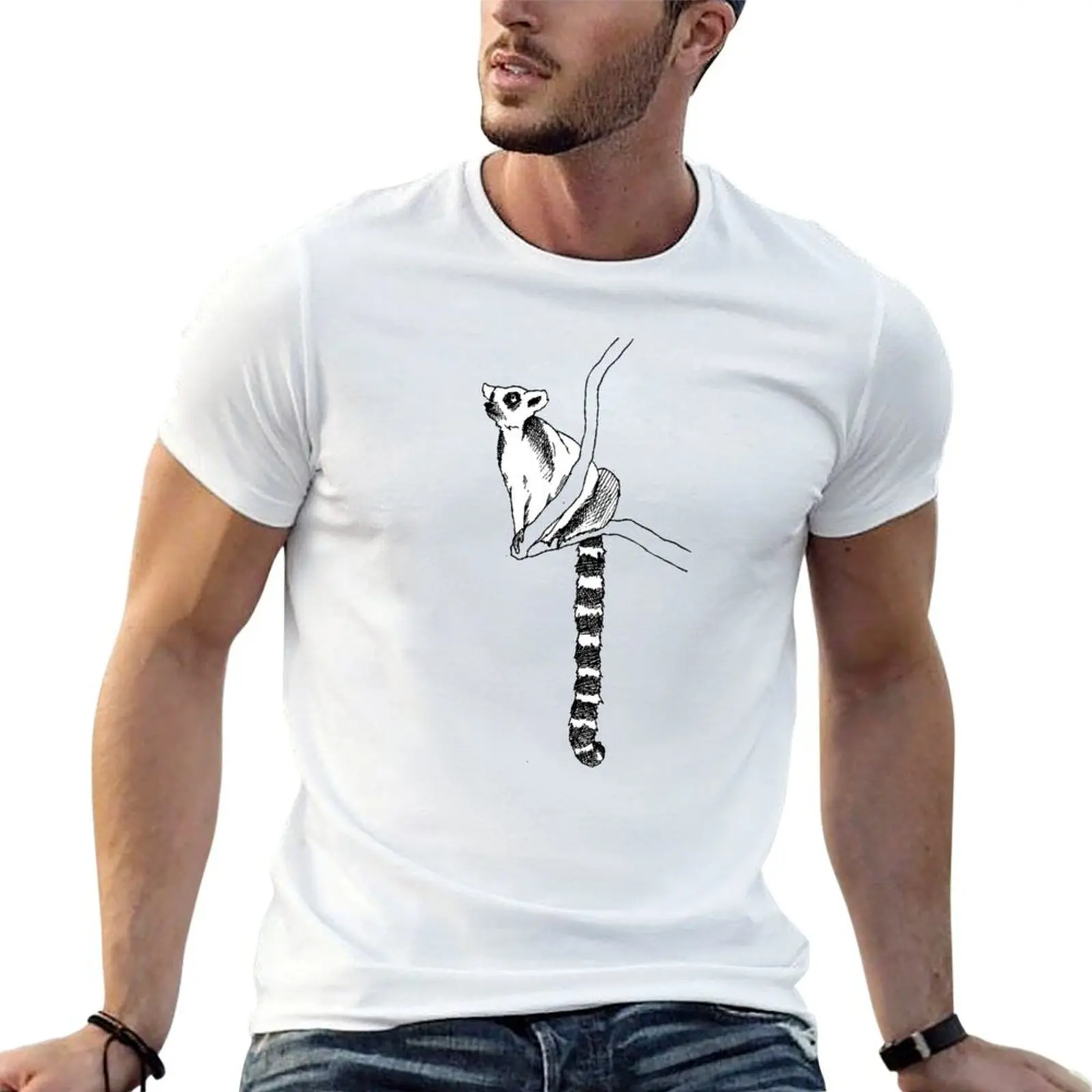 

Lemur Fanimal T-Shirt t shirt man plain graphic t shirts for man t shirts for man cotton T-shirt