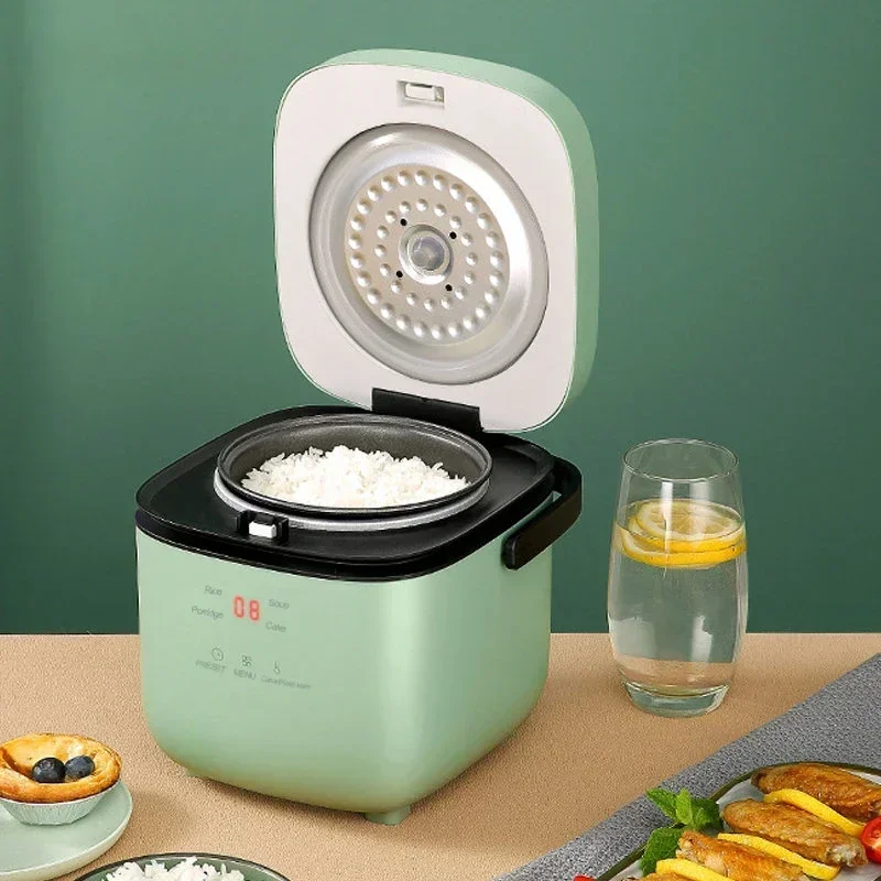 

Mini Electric Rice Cooker Intelligent Automatic Household Kitchen Cooker 1-2 People Small Food Warmer Steamer 1.2L Rice Cooker