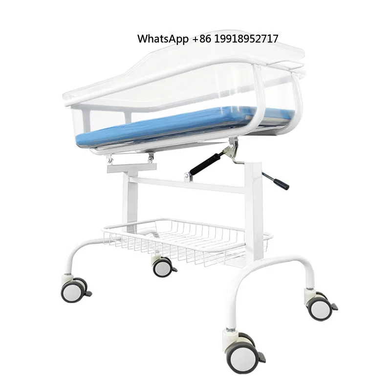 Hospital same car luxury ABS anti-spill milk can be lifted and tilted neonatal bed confinement center crib