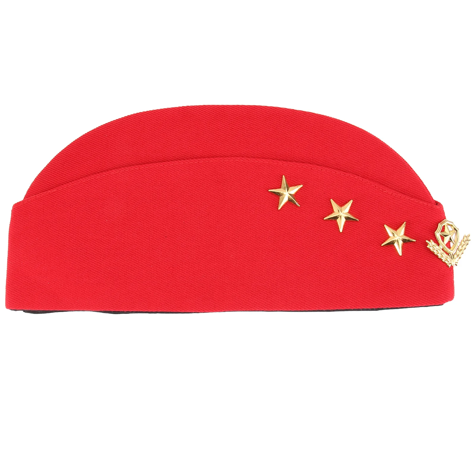 Rode canvas matroosdanshoed baret stijlvolle Britse piek herfst square dance party prestatie militaire pet voor mannen vrouwen