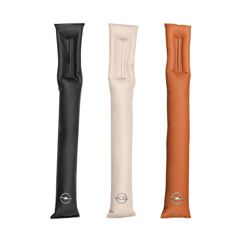 2pcs Car Seat Gap Filler PU Leather Soft Side Seam Plug For Opel Astra j Insignia Astra g Corsa Zafira b Mokka Vivaro Meriva