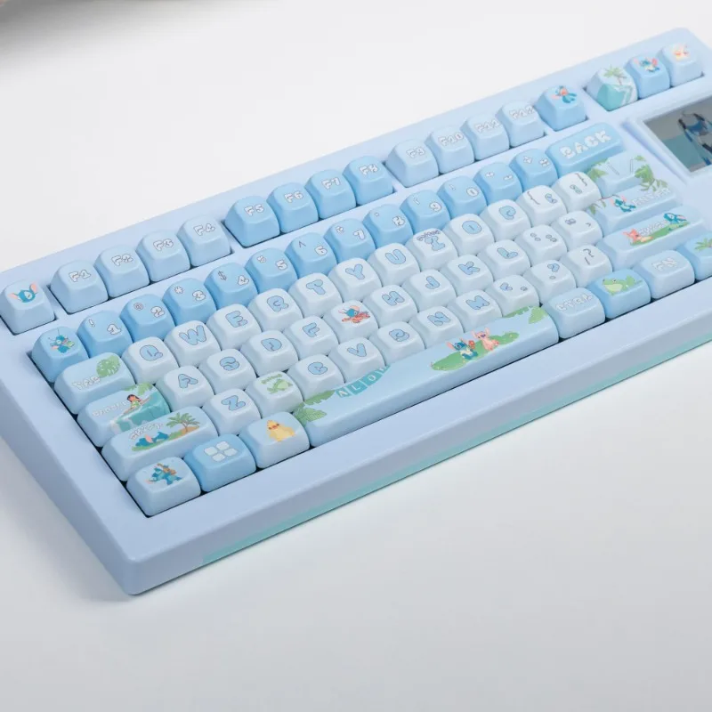 

Disney anime peripheral Stitch keycaps PBT hot sublimation personality cute original mechanical keyboard keycaps student gift