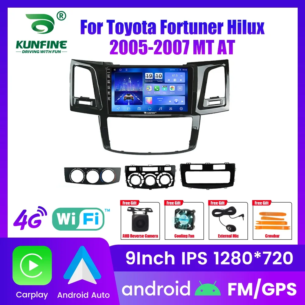

Автомагнитола Android для Fortuner Hilux 2005-2007, 2DIN, 8-ядерный процессор, GPS-навигация, IPS-экран, поддержка CarPlay и Android Auto