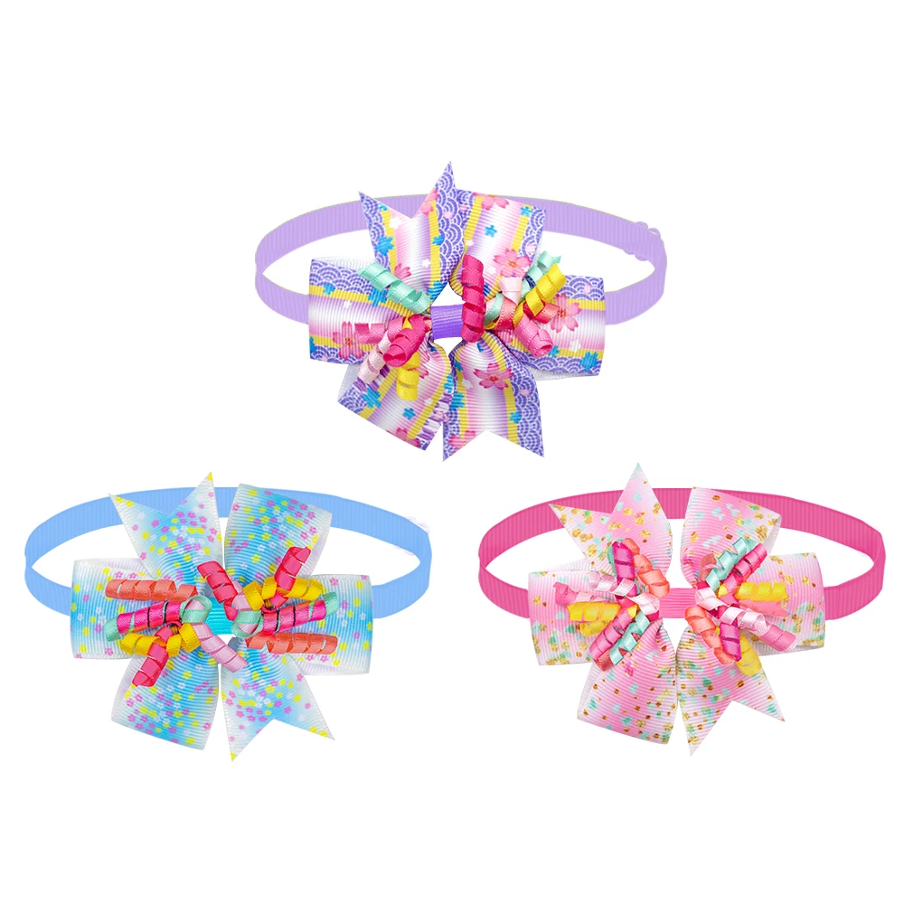 New 50/100pc Dog Bow Tie  Summer Dog Items Bulk Small Dog Bowties  Fashion Dog Supplies Dog Grooming Accessories For Small Dogs