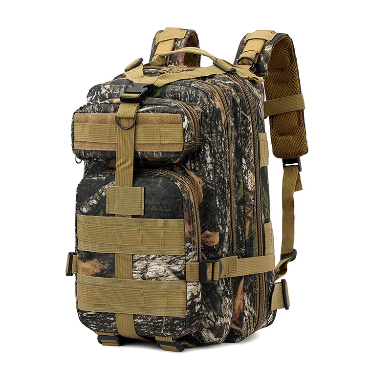 

Outdoor Tactical Double-shoulder Large-capacity Camping Camouflage Backpack - Simple Style Travel Waterproof Hiking Bag
