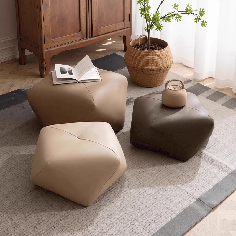 Modern Simplicity Low changing shoe pier stool Footrest Home Living Room Furniture Stools bedroom Ottomans chair Hallway ottoman