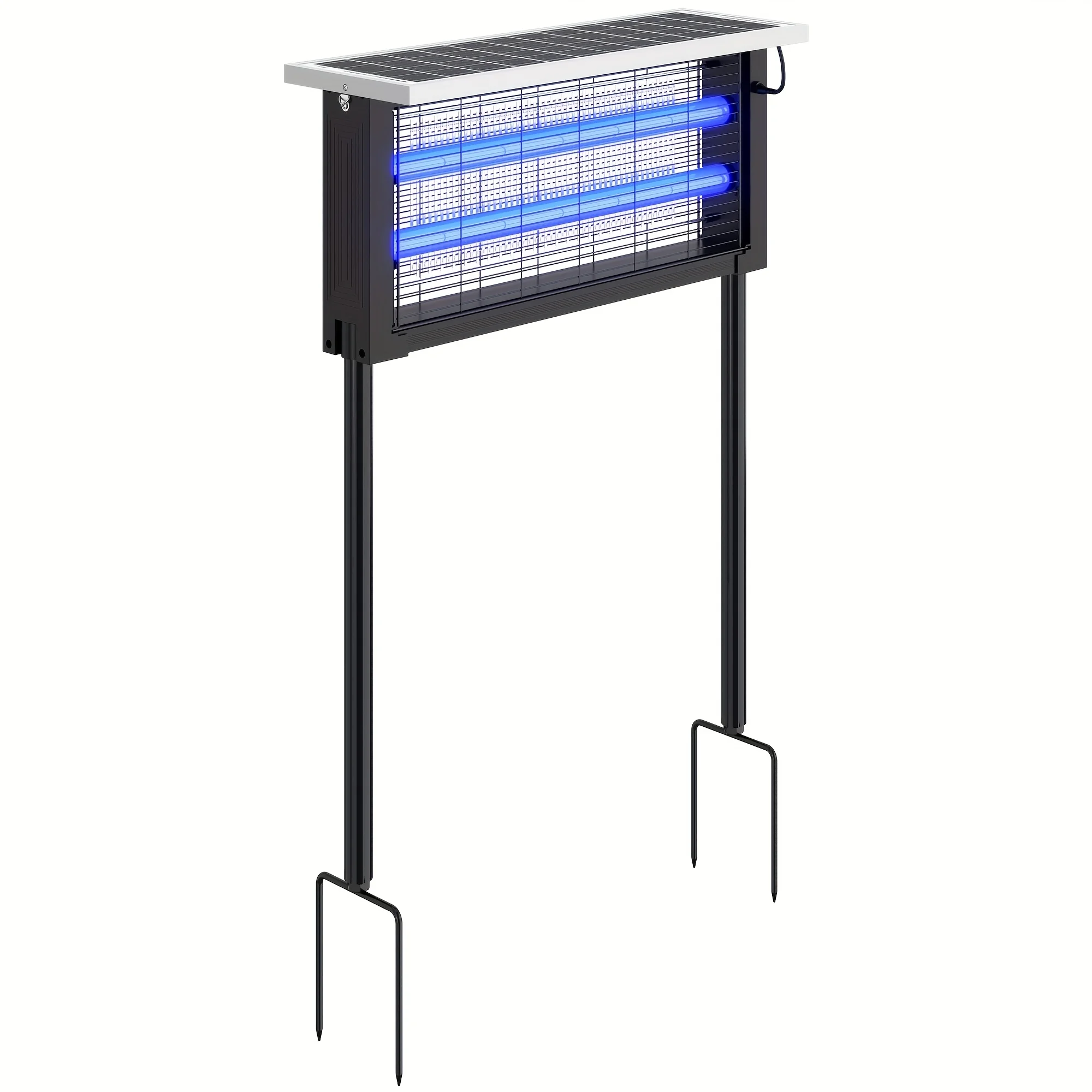 JOYINLED Plug in/hang in/stand in 3 in 1 New Solar Mosquito Killer Lamp, USB Charging + Solar Energy, Can Be Used Indoor Outdoor