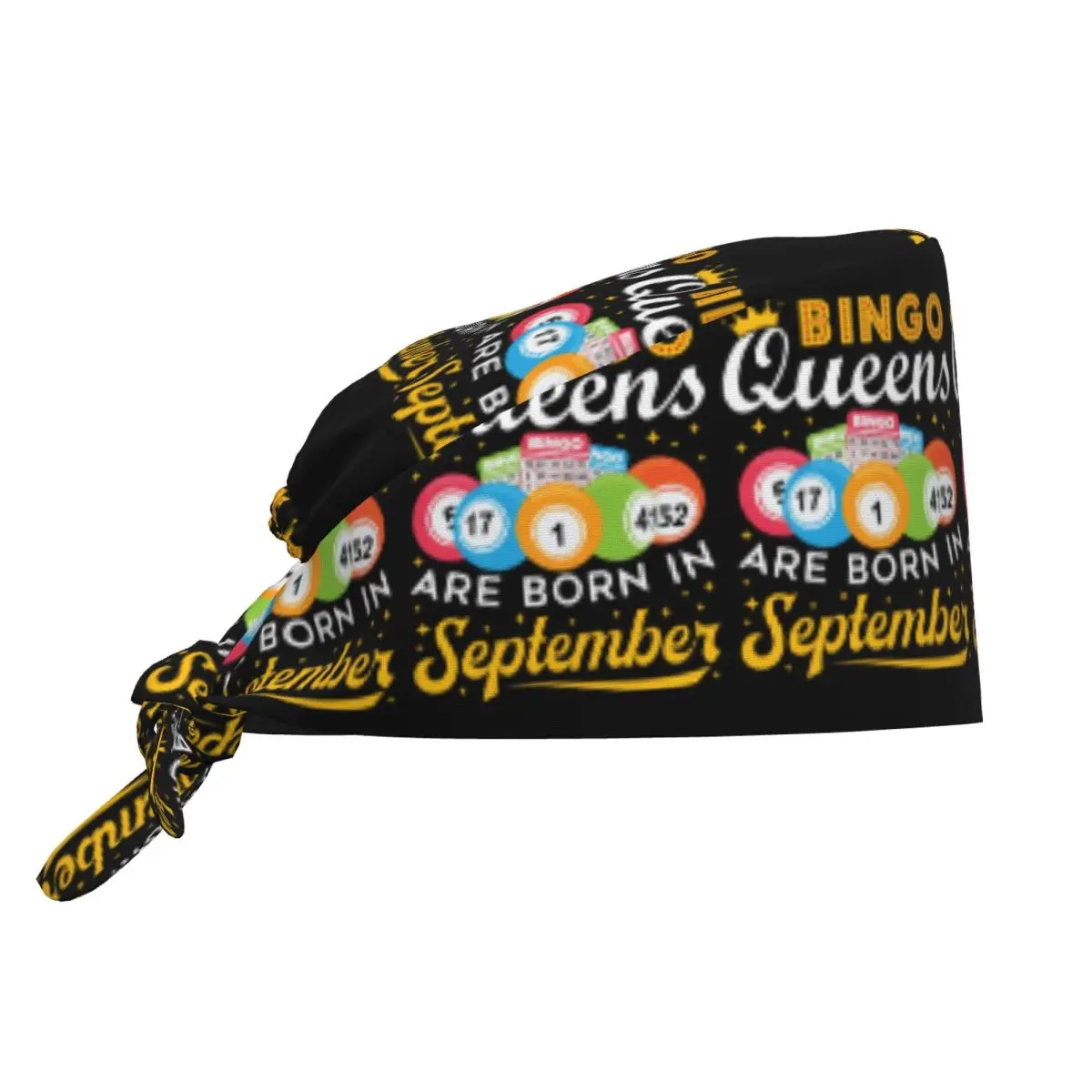 Adjustable Bingo Queens Are Born In September Working Hat Men Women Surgical Hat Scrub Nursing Doctor Surgeon Cap for Nurse