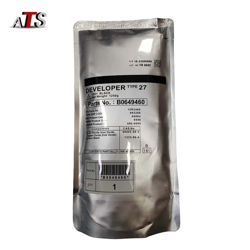 Developer Powder for Ricoh Type 27 Aficio MP1100 1357 1107 Compatible POWDER MP9000 MP1100 MP1350 Quality Developer