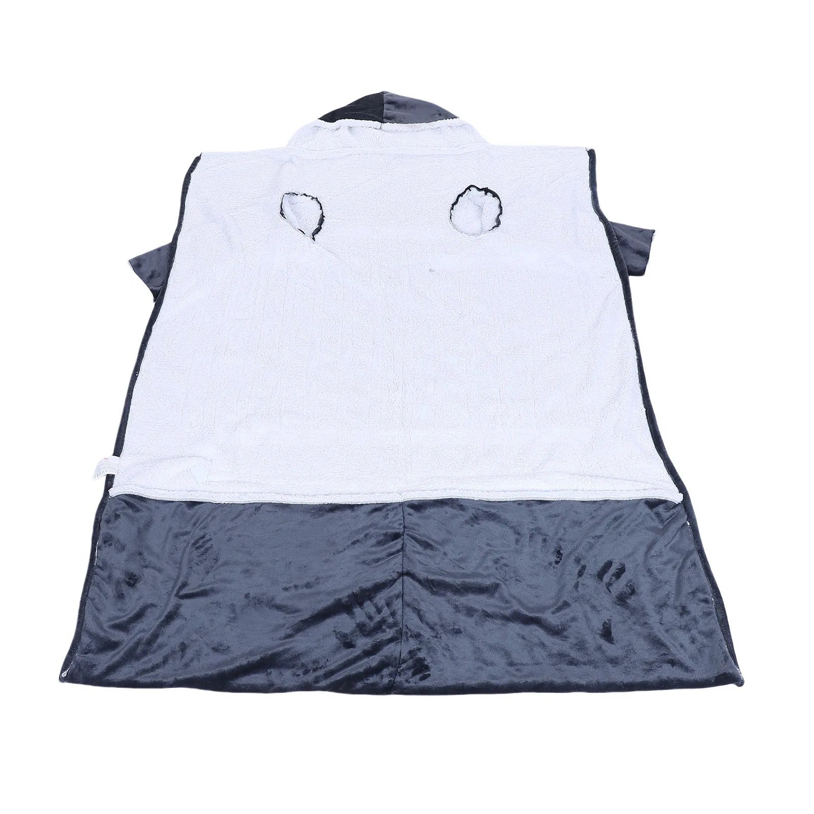 Heated Blanket with Sleeves Hood and Foot Pocket Flannel 10 Heating Level Electric Wearable Blanket with 3 Time Setting 50x70in