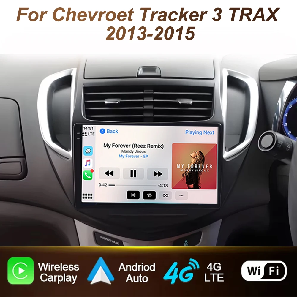 

Android Auto 4GWIFI For Chevrolet Tracker 3 TRAX 2013-2015 Carplay Car Radio Multimedia Player Stereo QLED Screen 2Din Head Unit
