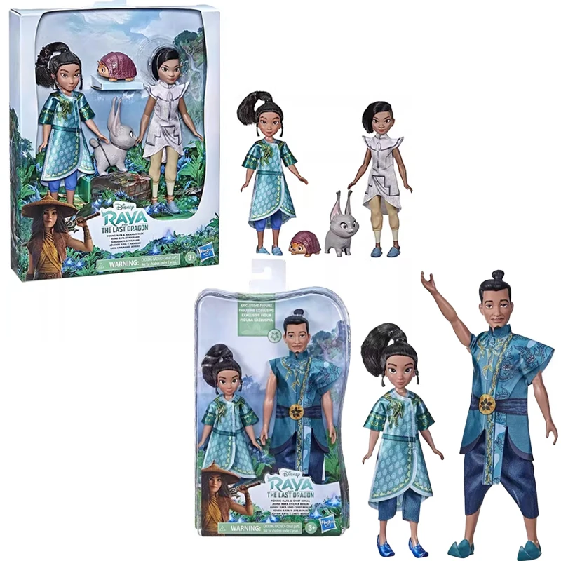 Hasbro Raya and The Last Dragon Young Raya and Namaari Father Fashion Dolls 2-Pack Figure Children's Toys Birthday Gift