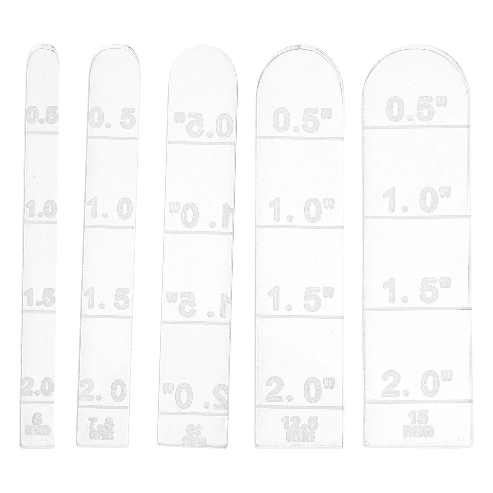 

5 шт., набор из мягкой радужной арки для изготовления серег, ювелирных изделий, инструменты для толщины акриловой полимерной глины, принадлежности для рукоделия