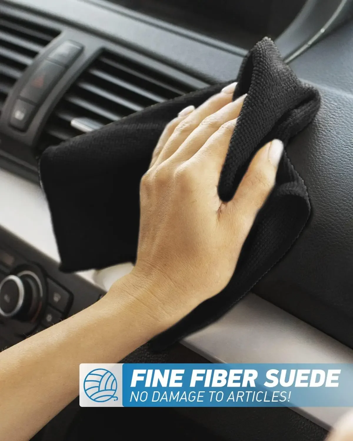 Cleaning Cloths - Soft Microfiber Towels for Kitchen, Car, & Desktop Cleaning - Stain Resistant