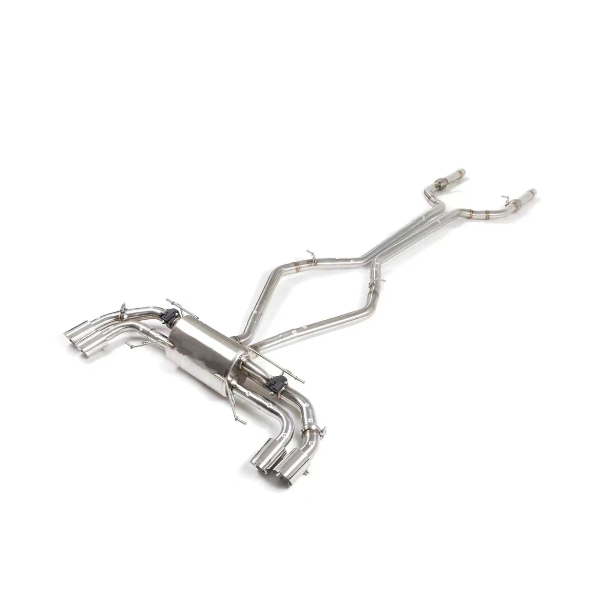 UNIQUE For Alfaclover 2.9T  performance valve exhaust system ss304 exhaust muffler