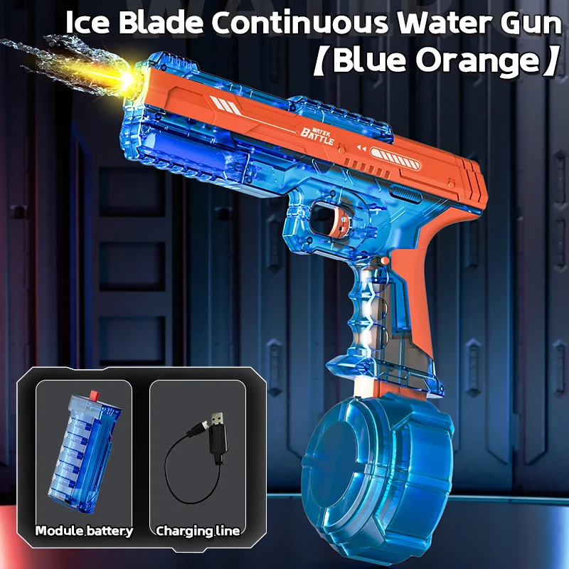 Nuovo giocattolo da tiro con pistola ad acqua elettrica ad alta pressione, gioco di combattimento estivo per piscine da spiaggia all'aperto, regalo giocattolo per bambini