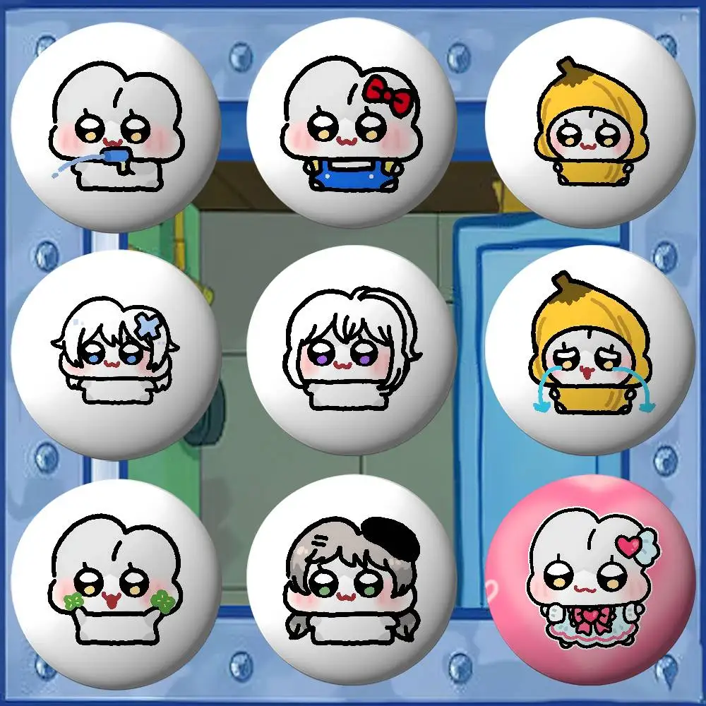 نوبي ميمي شارات المشجعين الكرتون التلبيب دبابيس بروش شعار الحلي هدايا الناس ظهره ديكور قطع المجوهرات