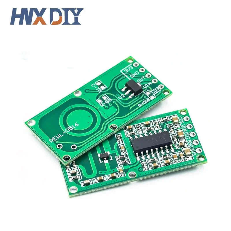 10pcs RCWL-0516 Micro Wave Radar Sensor Switch Board RCWL 0516 Microwave Human Body Induction Intelligent Module Output 3.3V