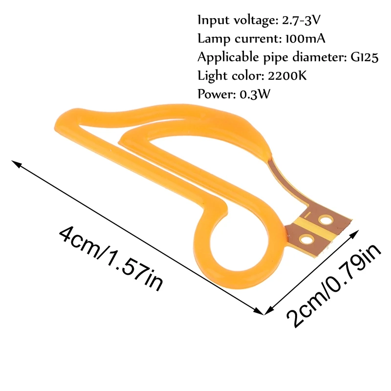 3V Rainbow LED COB Edison Flexible Filament Candle Diode Christmas Light Holiday Party Decoration Light DIY Bulb Accessories