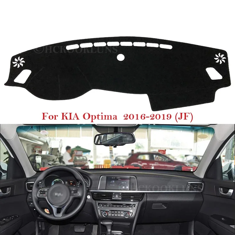 Dashboard Cover Protective Pad for KIA Optima JF 2016 2017 2018 2019 K5 Car Accessories Dash Board Sunshade Anti-UV Carpet