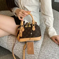2025 New Women's Handbag, Designer Monogram Shoulder Bag, Fashion Shell Crossbody Purse for Ladies, Small Tote Bag with Strap