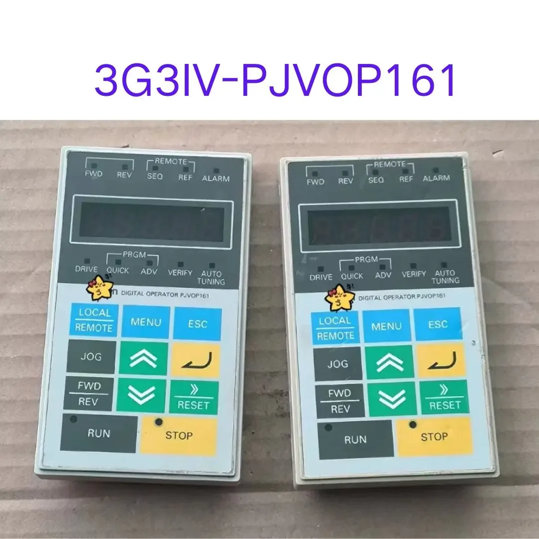 

Used 3G3IV-PJVOP161 inverter operation panel test OK