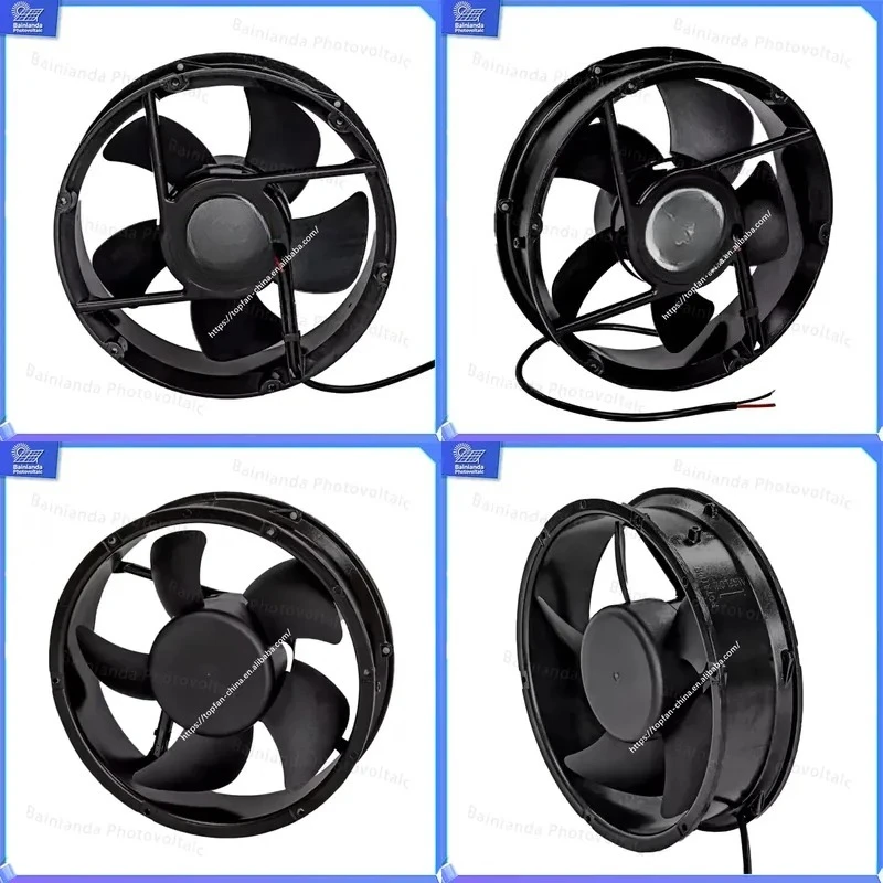 220x60mm DC Brushless Axial Fan High Air Volume Low Noise Ball Bearing Solar Wind Power Generator Cooling System for Home